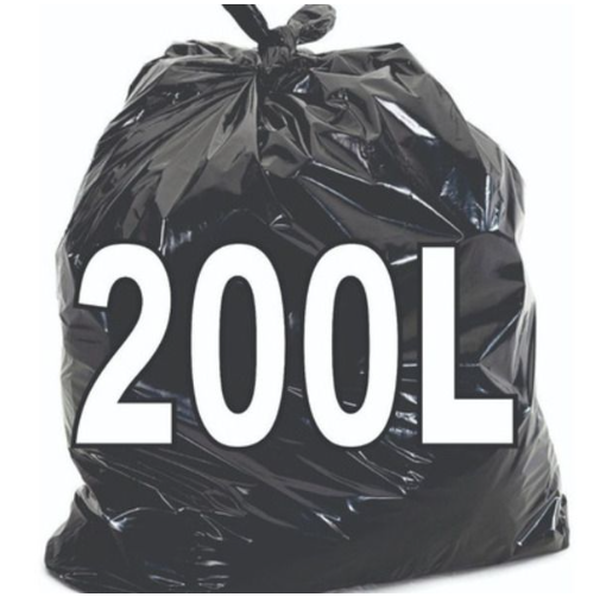 Saco para Lixo BL 200 Litros Preto C/ 100 unid.