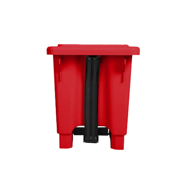 Lixeira de Plástico com Pedal 15 Litros - VERMELHA