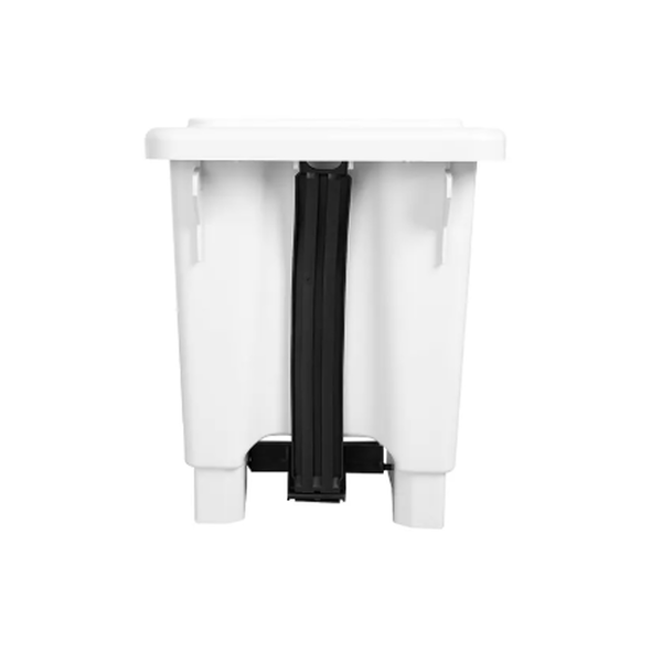 Lixeira de Plástico com Pedal 15 Litros - BRANCA