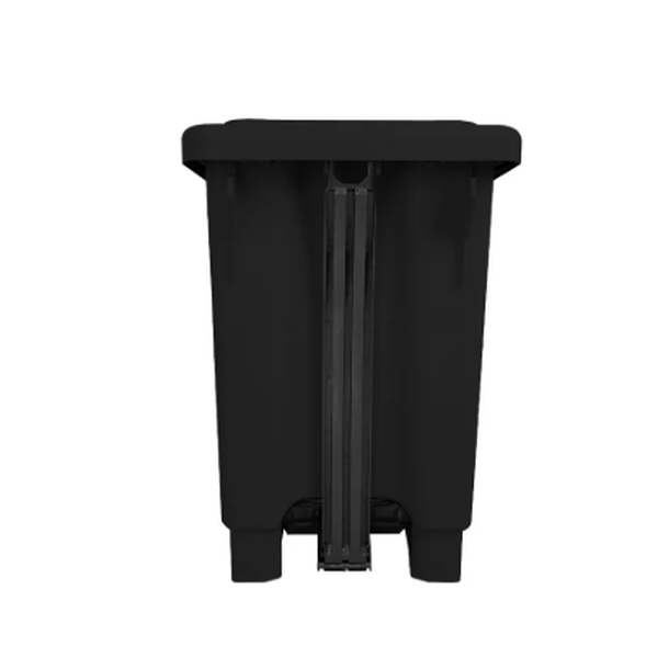 Lixeira de Plástico com Pedal 100 Litros - PRETA