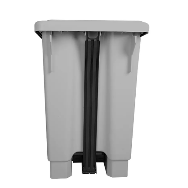 Lixeira de Plástico com Pedal 100 Litros - CINZA