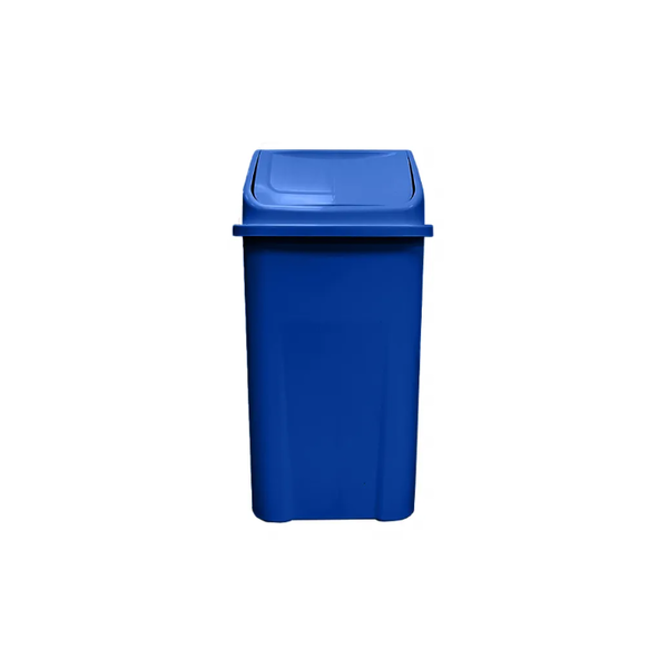 Lixeira Plástica Basculante injetada 60 Litros - AZUL