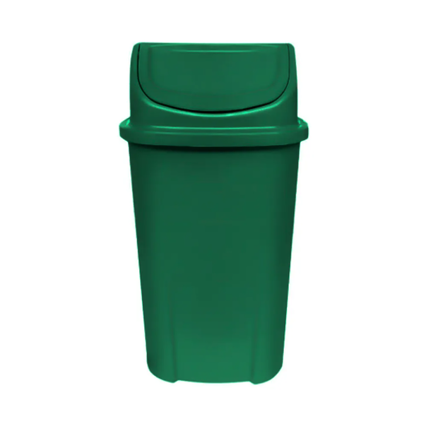 Lixeira Plástica Basculante injetada 60 Litros - VERDE