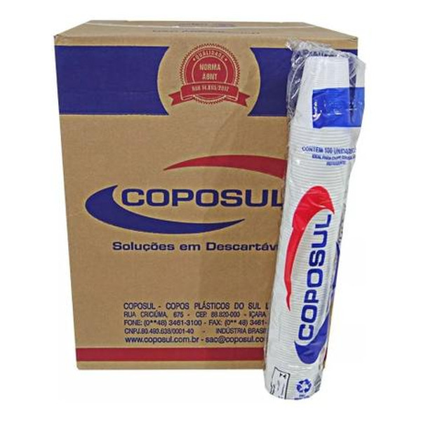 Copo  180ml Branco ABNT2012 Coposul C/ 2.500
