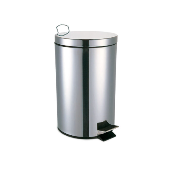 Lixeira em Aço Inox com Pedal - 12 Litros
