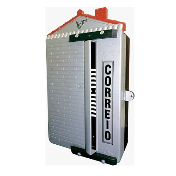 Caixa de Correios JLK Revista 46CM X 30CM - PRATA
