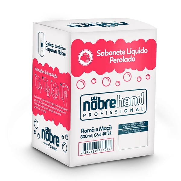 Sabonete Líquido – Romã e Maçã – Refil Bag 800ml – Nobre Hand