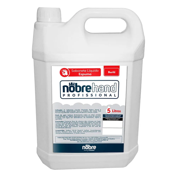 Sabonete Espumante – Buriti – 5L – Nobre Hand