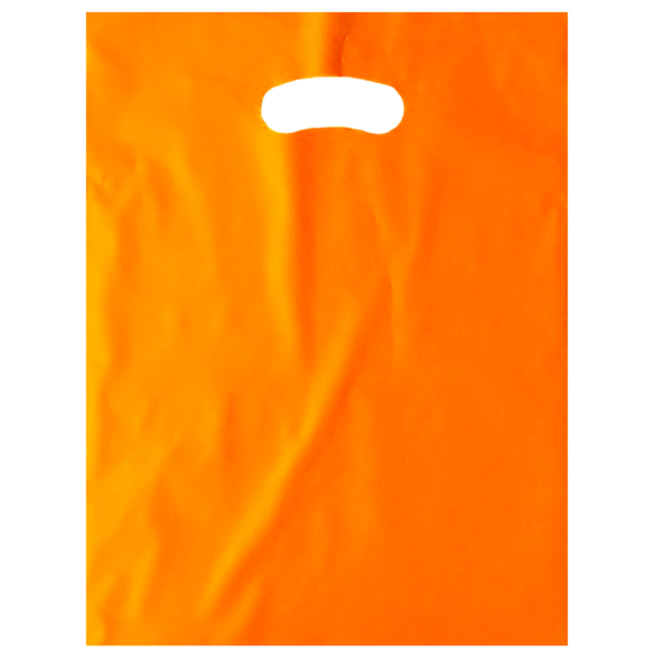 Sacola Boca de Palhaço 16x20 - 1 Kg - LARANJA