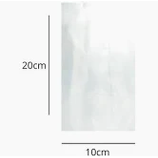 Saco Plástico Transparente PE, 10x20 Espessura 0,06 - 1 KG