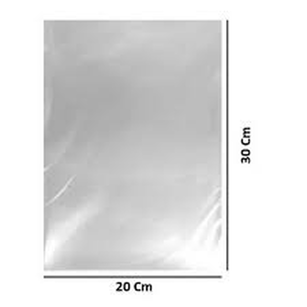 Saco Plástico Transparente PE 20X30, Espessura 0,15 - 1Kg