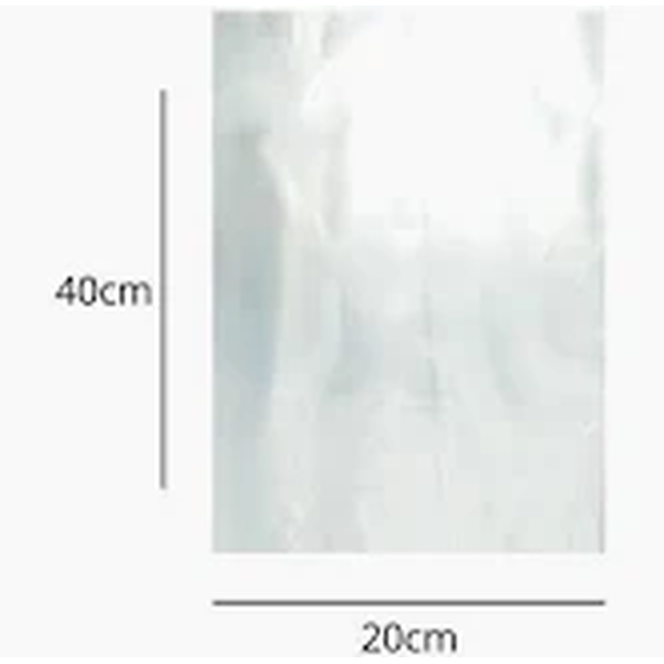 Saco Plástico Transparente PE 20x40 cm – 0,15mm – 1kg