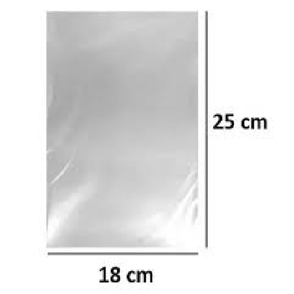 Saco Plástico Transparente PE 18X25 cm – 0,06mm – 1kg