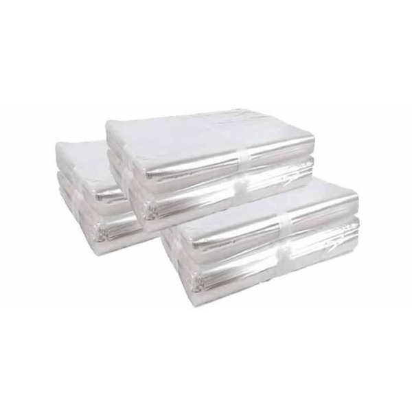 Saco Plástico Transparente PE, 10x20 Espessura 0,06 - 1 KG