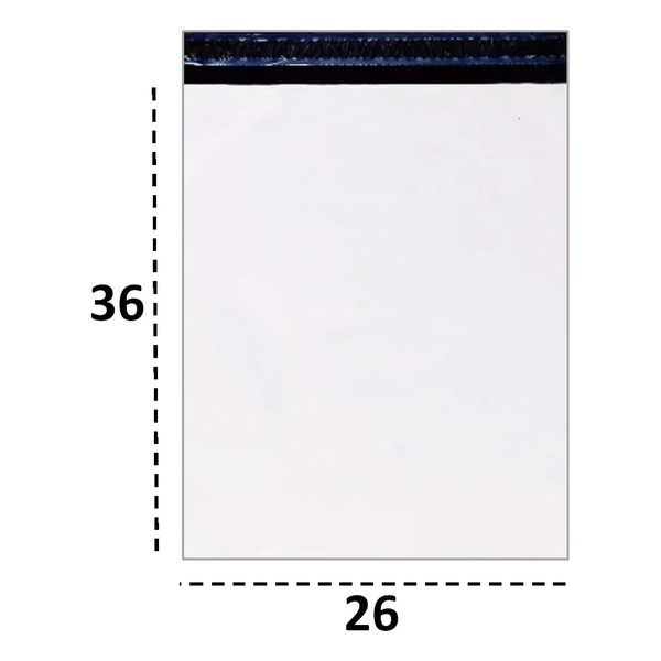 Envelope de Segurança 26x36cm Branco – Pacote com 100 Unidades