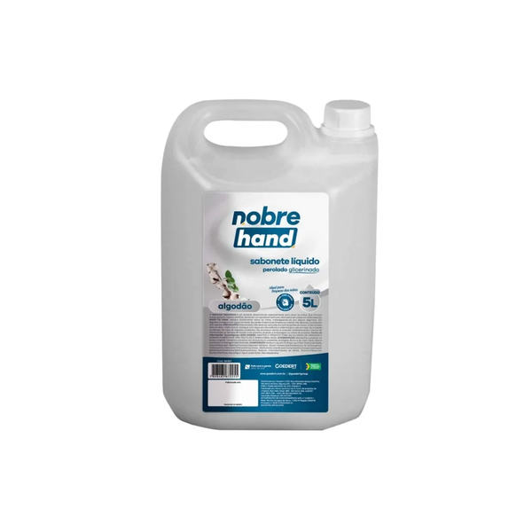 Sabonete Líquido Perolado 5L (Branco) Algodão – Nobre Hand