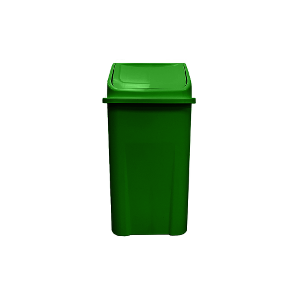 Lixeira Plástica Basculante injetada 100 Litros - VERDE