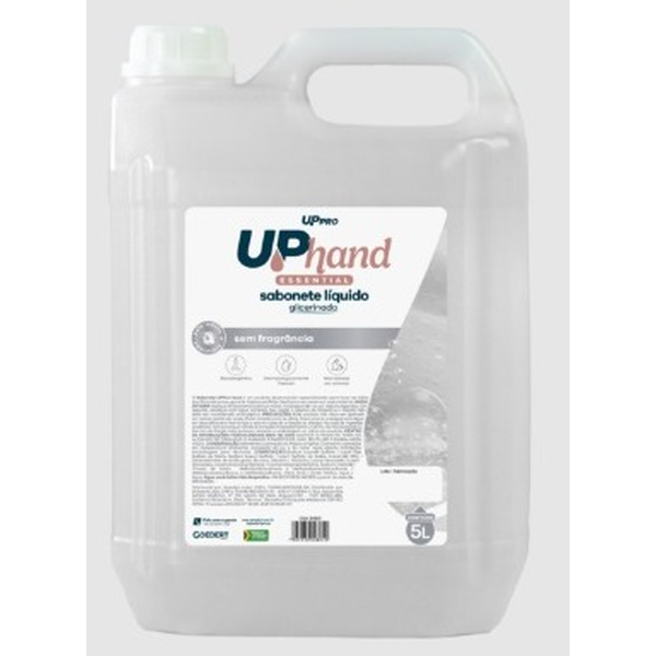 Sabonete Líquido Glicerinado 5L (Transparente) Neutro – Up Hand – UPPRO