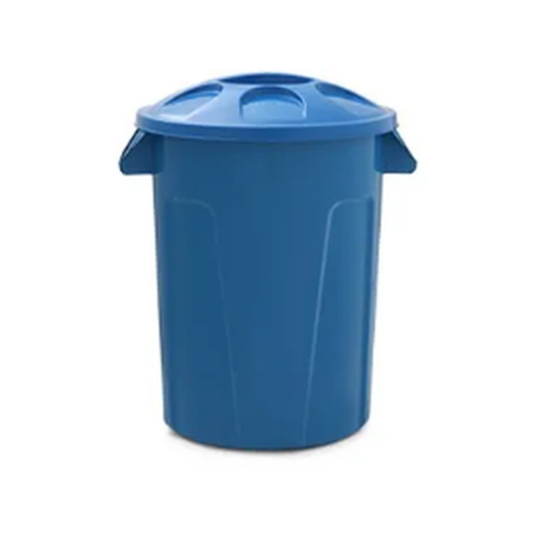 Cesto de lixo 100 litros com tampa - DIVERSAS CORES DISPONIVEIS