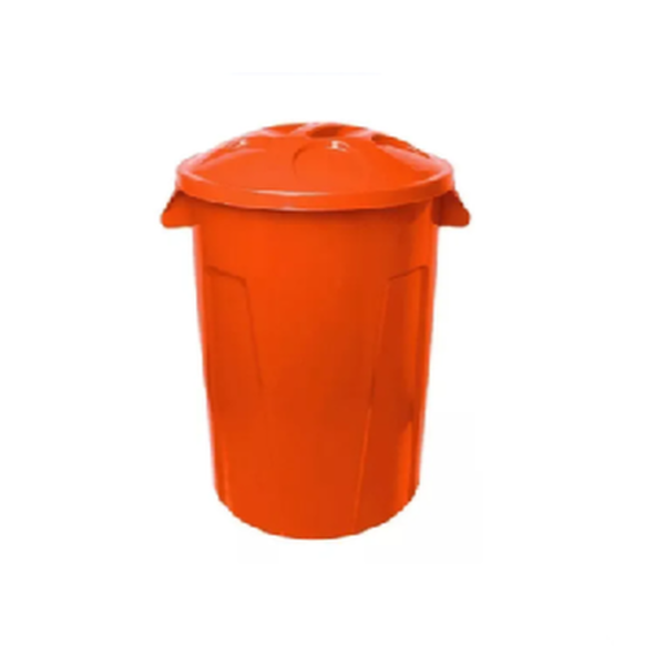 Cesto de lixo 100 litros com tampa - DIVERSAS CORES DISPONIVEIS