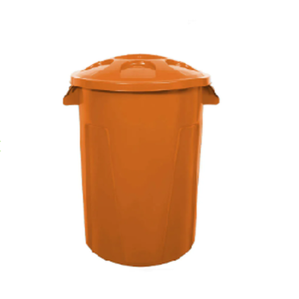 Cesto de lixo 100 litros com tampa - DIVERSAS CORES DISPONIVEIS