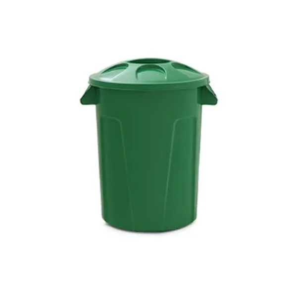 Cesto de lixo 60 litros com tampa - DIVERSAS CORES DISPONIVEIS