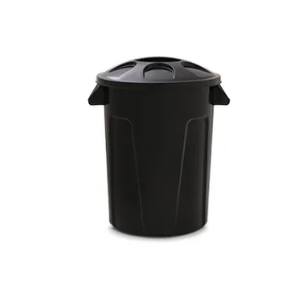 Cesto de lixo 60 litros com tampa - PRETO