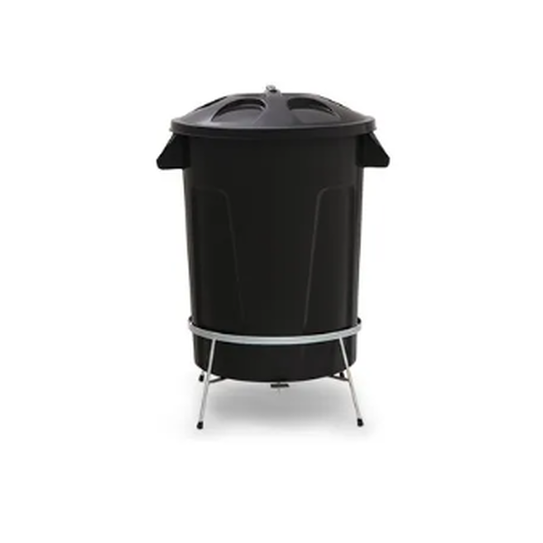 Lixeira Plástica Com Pedal em Aço 60 litros - Diversas Cores Disponíveis