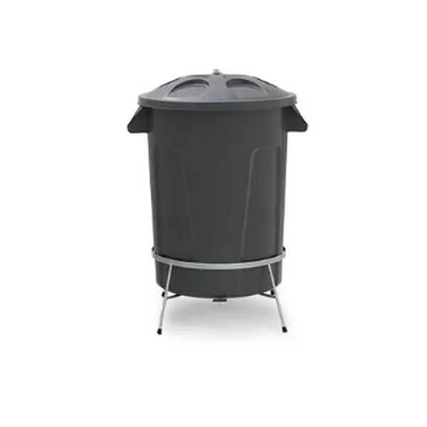 Lixeira Plástica Com Pedal em Aço 60 litros - Diversas Cores Disponíveis