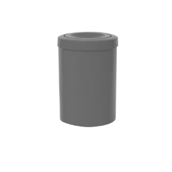 Cesto de Lixo 15 Litros com Tampa Flip Top - CINZA