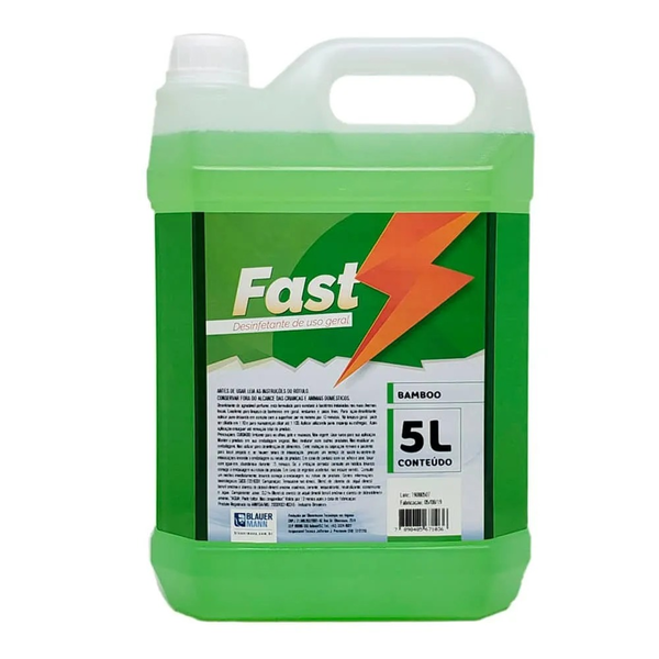 Desinfetante 5L Uso Geral (Quaternário de Amônio) Fast – Blauermann