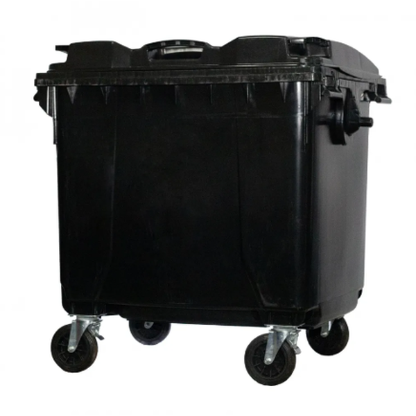 Container de Plástico Injetado 1000 Litros - PRETO
