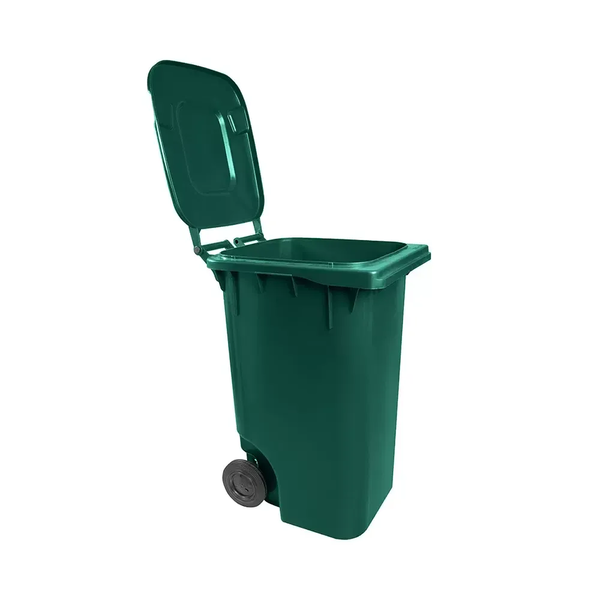 Carro Coletor de Lixo 240 Litros - VERDE