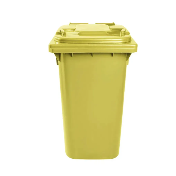 Carro Coletor de Lixo 240 Litros - AMARELO