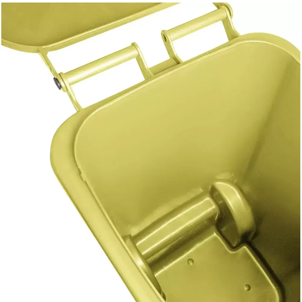 Carro Coletor de Lixo 240 Litros - AMARELO