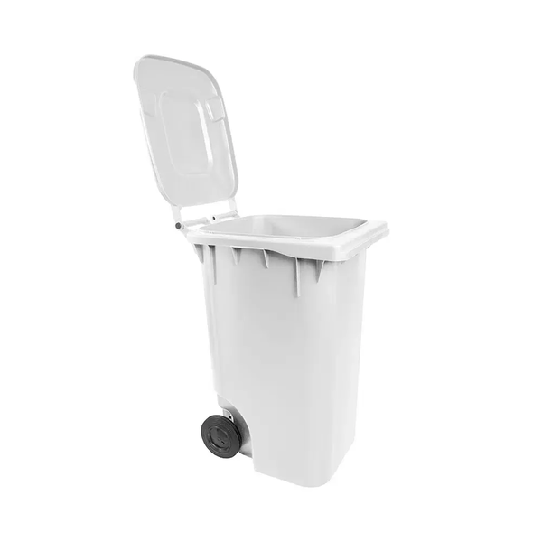Carro Coletor de Lixo 240 Litros - BRANCO