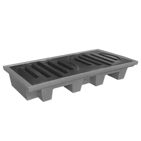 Pallet de Contenção para 2 Tambores – Capacidade de Contenção: 75 Litros