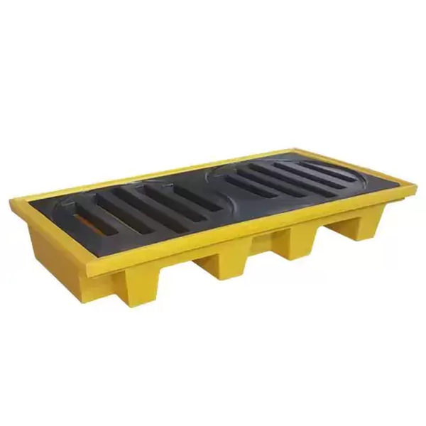 Pallet de Contenção para 2 Tambores – Capacidade de Contenção: 75 Litros