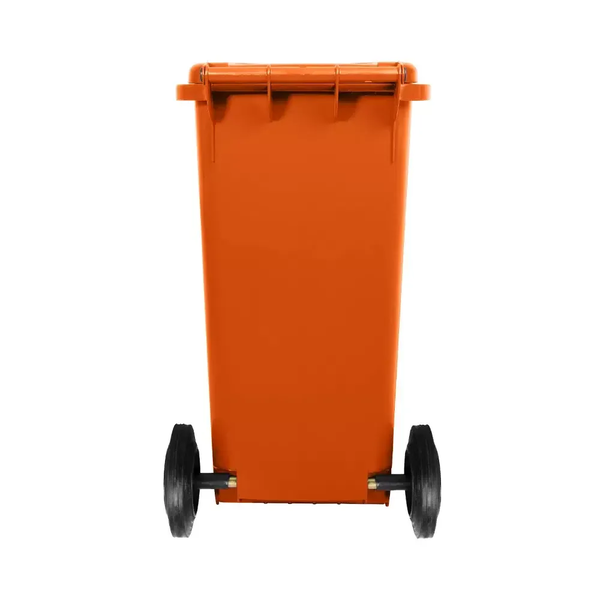 Carro Coletor de lixo 120 Litros - LARANJA