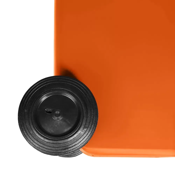Carro Coletor de lixo 120 Litros - LARANJA