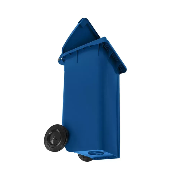 Carro Coletor de lixo 120 Litros - AZUL