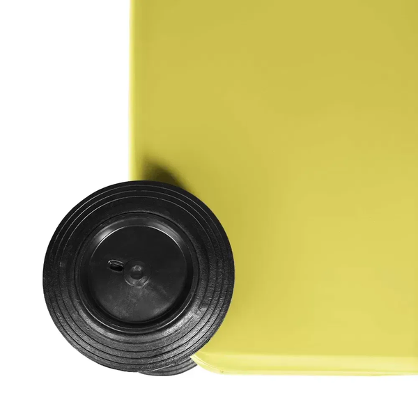 Carro Coletor de Lixo 120 Litros - AMARELO