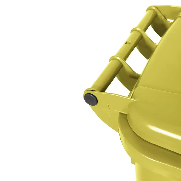 Carro Coletor de Lixo 120 Litros - AMARELO