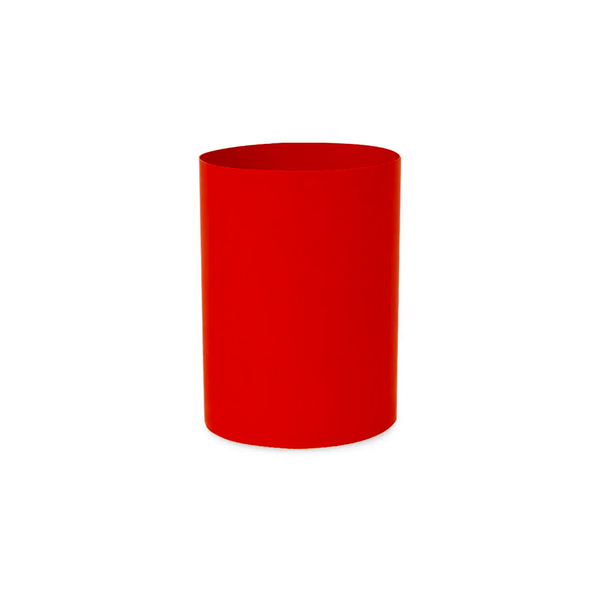 Cesto de Lixo 15 Litros Sem Tampa - VERMELHO