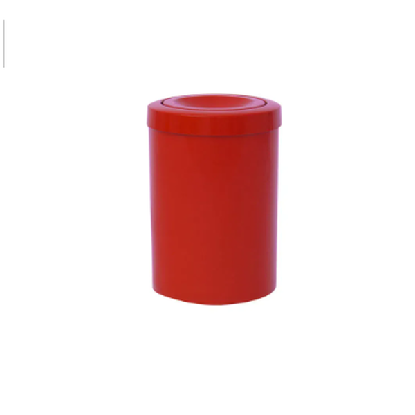 Cesto de Lixo 15 Litros com Tampa Flip Top - VERMELHO