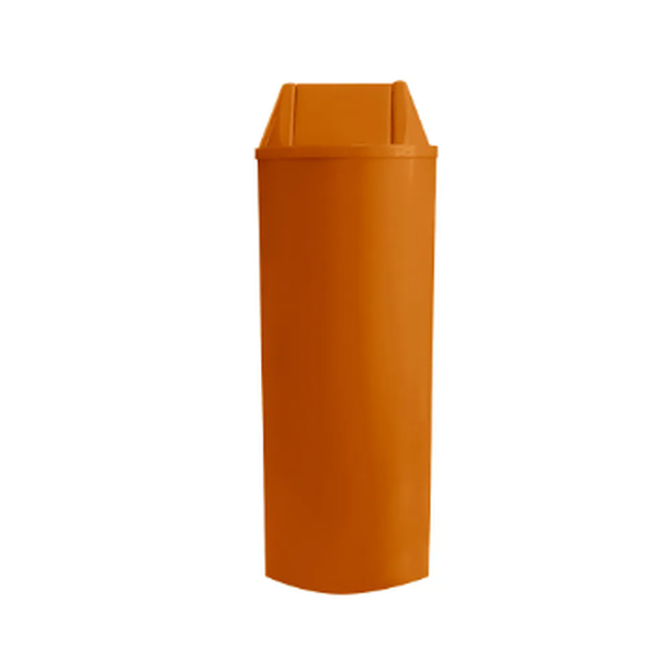 Cesto de Lixo 23 Litros C/ Tampa Basculante - LARANJA