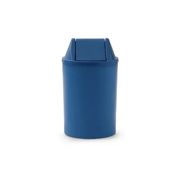 Cesto de Lixo 15 litros com Tampa Basculante - AZUL