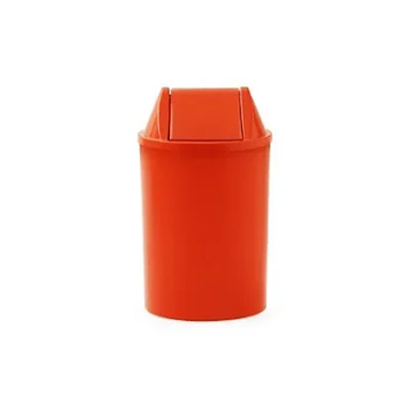 Cesto de Lixo 15 litros com Tampa Basculante - LARANJA