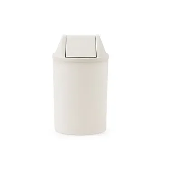 Cesto de Lixo 15 litros com Tampa Basculante - BRANCA