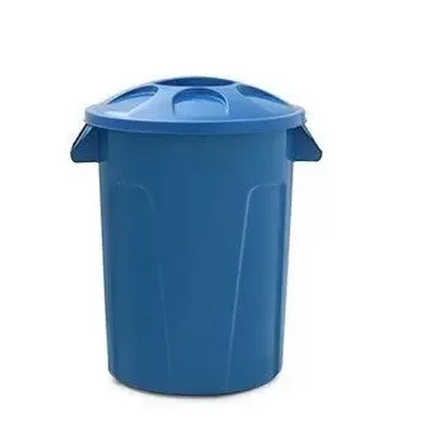 Cesto de Lixo 100 Litros Com Tampa - AZUL